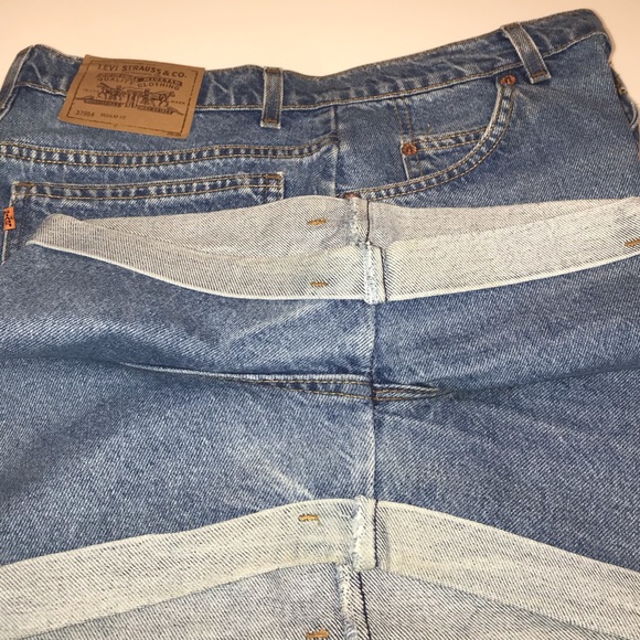 Levi’s Orange Tab High Waist Jeans Shorts - Picture 8 of 8